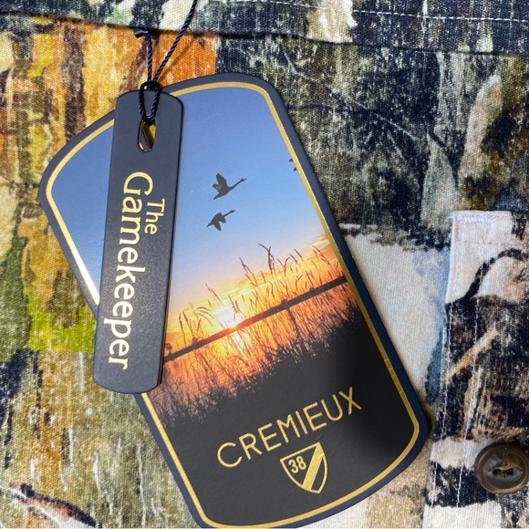 NEW Size S Mens Cremieux Long Sleeve Button Down Shirt Cotton Gamekeeper Fishing - Picture 7 of 9